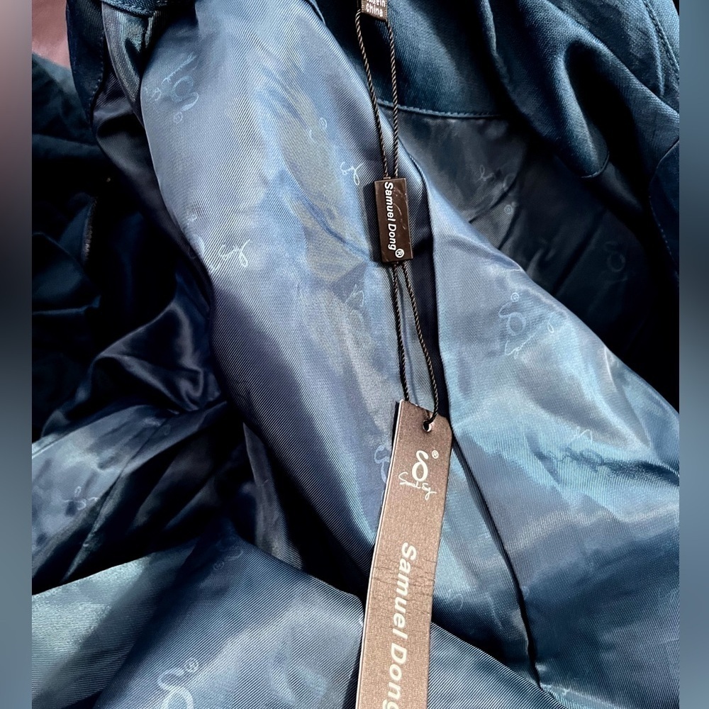 Samuel Dong New! Rare Iconic Ruffle Belted Coat - Picture 5 of 8
